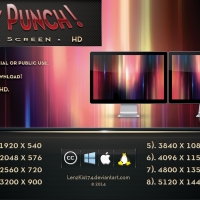 Fruity Punch Dual Screen HD 16:9 x 2.