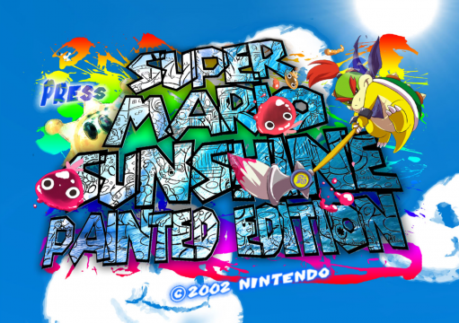Super Mario Sunshine Painted Edition Wallpaper