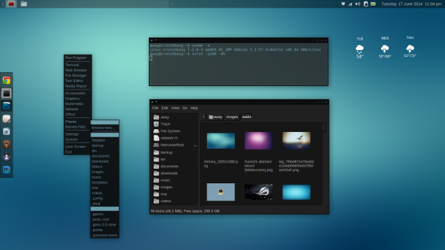 Crunchbang Linux 2014-06-17