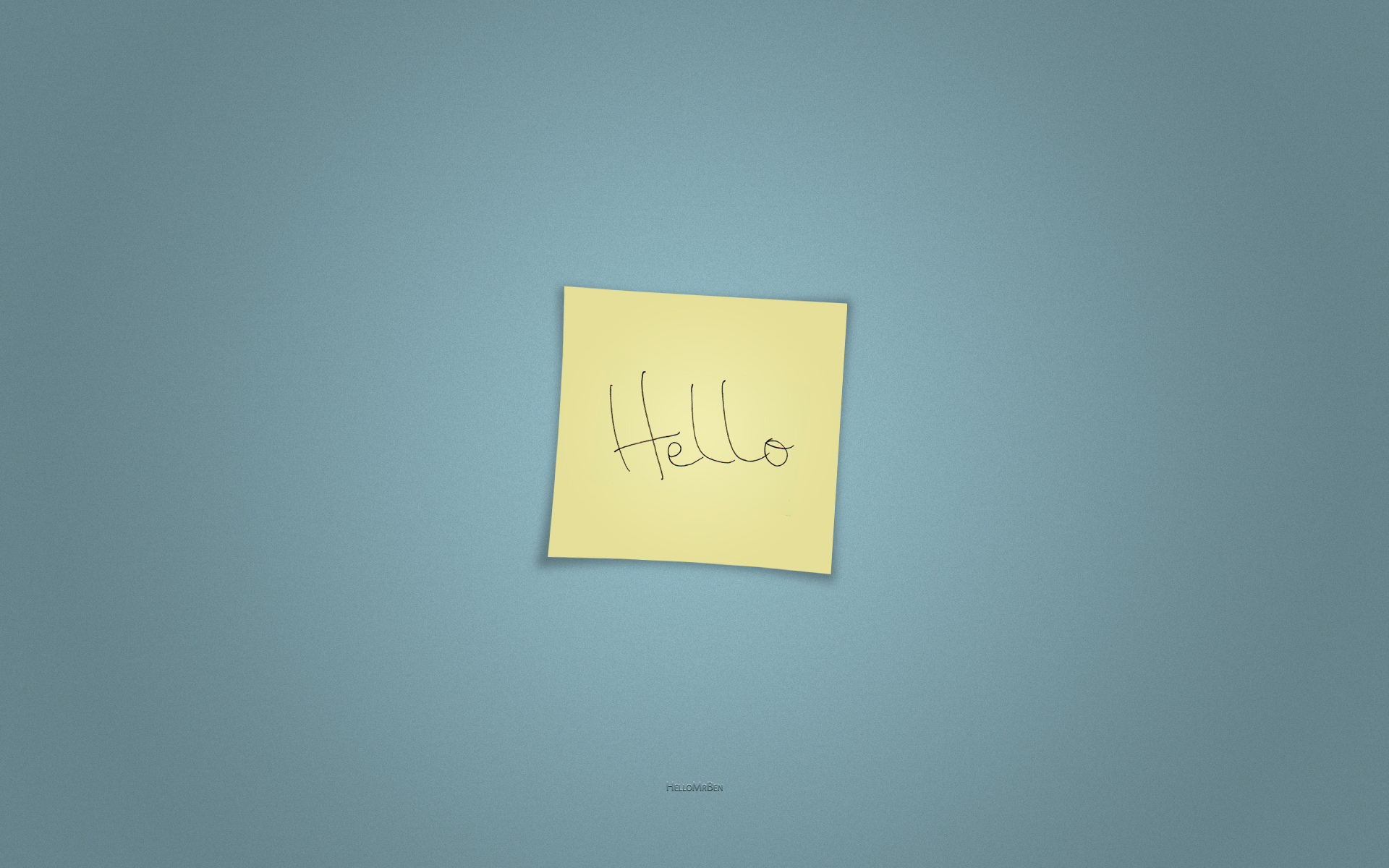 Hello (Size: Large) - HelloMrBen's Wallpapers - Gallery - Blackbox ...